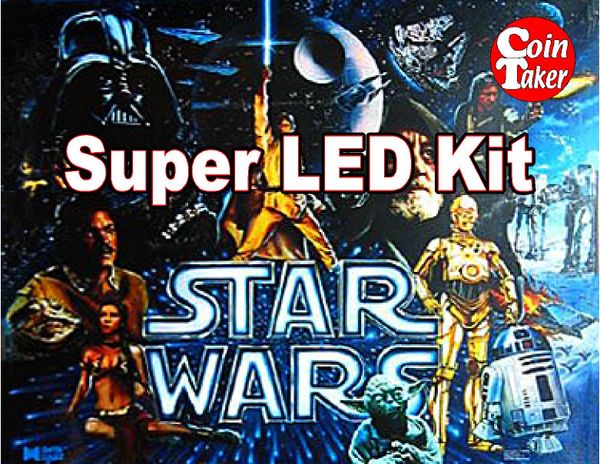 2. STAR WARS Data East 1992 LED Kit w Super LEDs