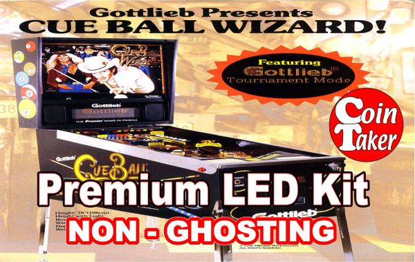 CUE BALL WIZARD LED Kit with Premium Non-Ghosting LEDs