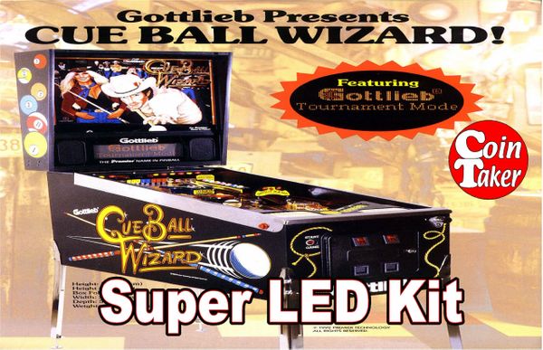 2. CUE BALL WIZARD LED Kit w Super LEDs
