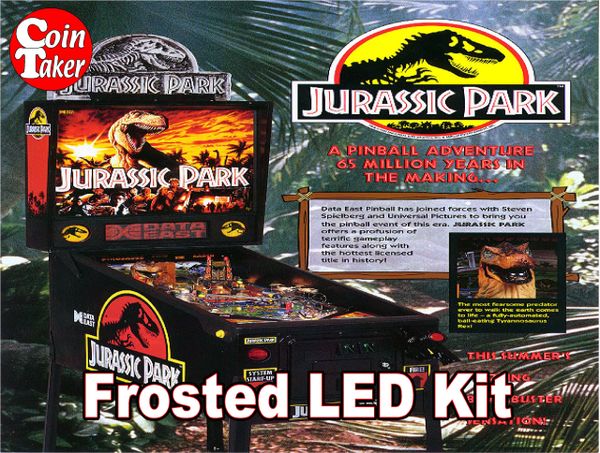 JURASSIC PARK Data East 1993 LED Kit w Frosted LEDs