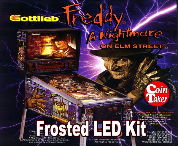 Freddy A Nightmare On Elm Street Pinball FLYER Halloween 