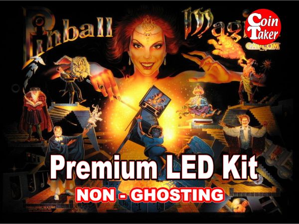 PINBALL MAGIC LED Kit with Premium Non-Ghosting LEDs