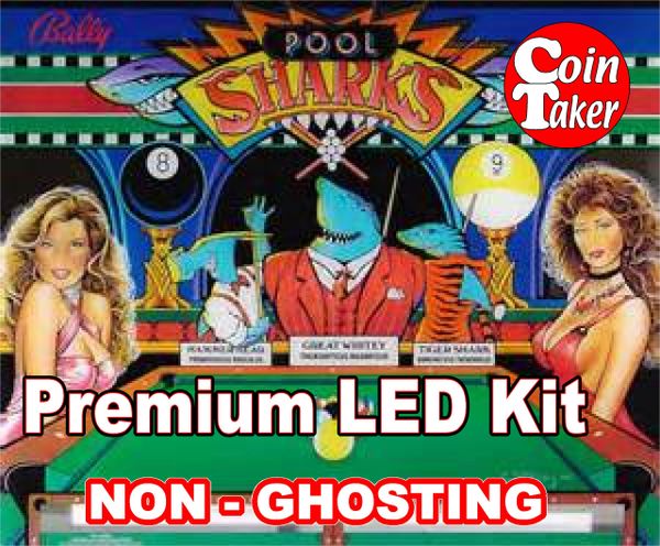 POOL SHARKS LED Kit with Premium Non-Ghosting LEDs