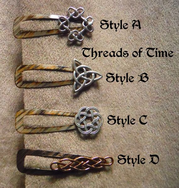 Celtic Knot Hair Clips Threads of Time