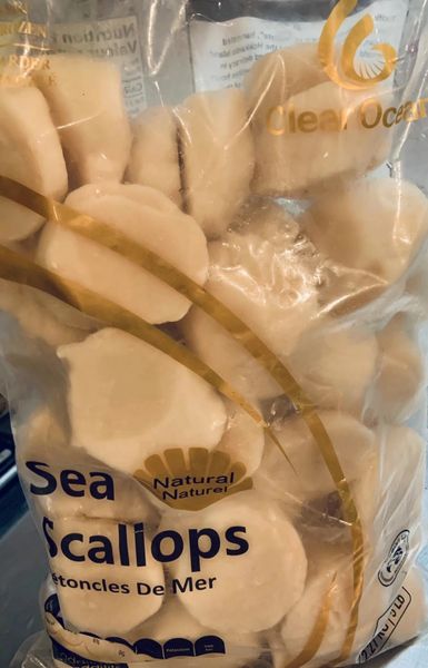 Jumbo sea Scallops (sashimi safe) 特大日本元贝5磅袋（可以生食）
