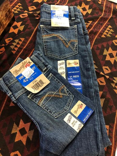 Wrangler Boys 20X 42 Vintage Boot Cut