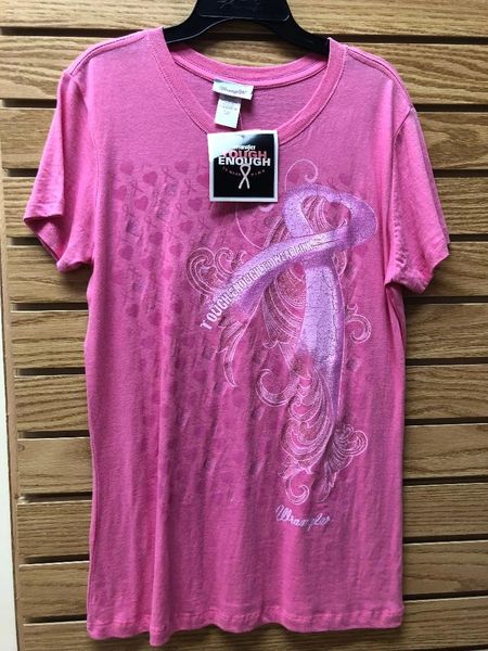 Wrangler Womens Tough Enough To Wear Pink T Shirt