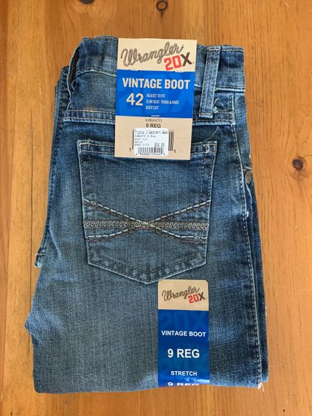 Boys wrangler vintage bootcut jeans