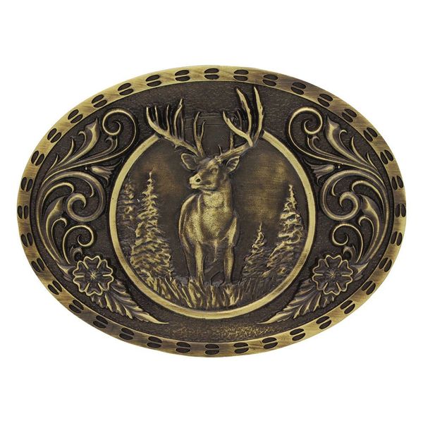 Montana Smith Elk Buckle