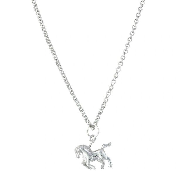 Montana Smith Prancing Horse Necklace