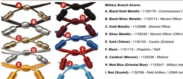 Military commissioned officer Cord