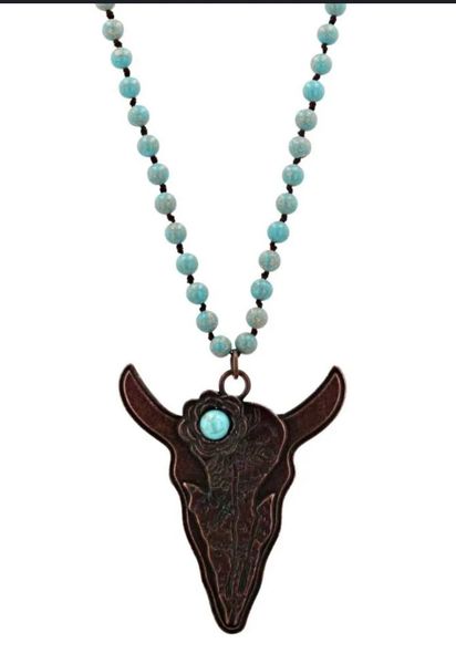 Charming Steer Attitude Necklace By Montana