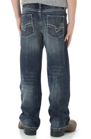 Wrangler Boy's 42 Vintage Low Rise Slim Fit Boot Cut Jeans (Sizes 1T-7) - Canyon Lake