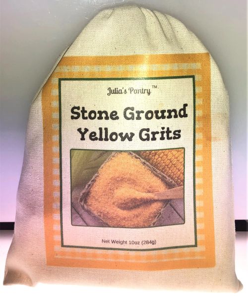Stone Ground Yellow Grits, 10oz Cloth, Southern Style Creamy Grits