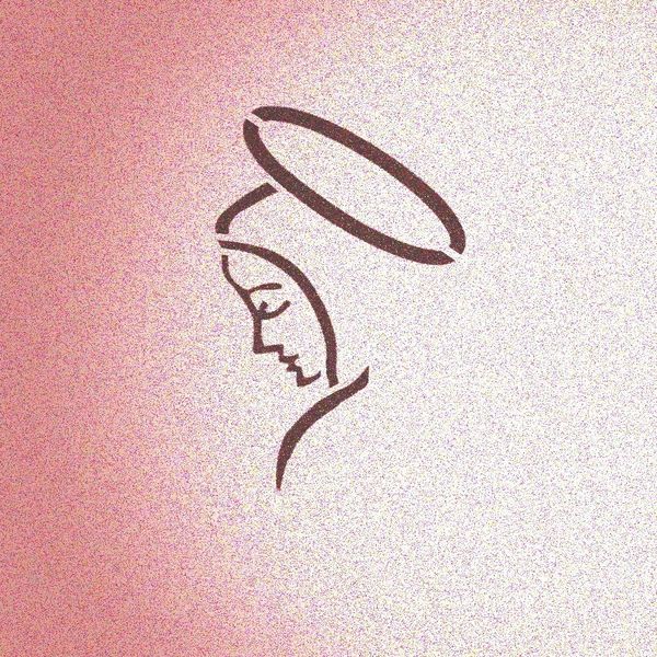Virgin Mary Stencil Religious Stencils
