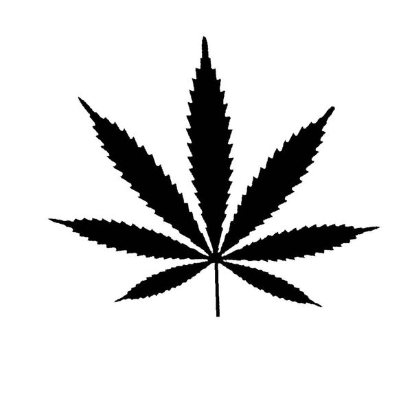 Weed Leaf Stencil Smoking Marijuana Stencils