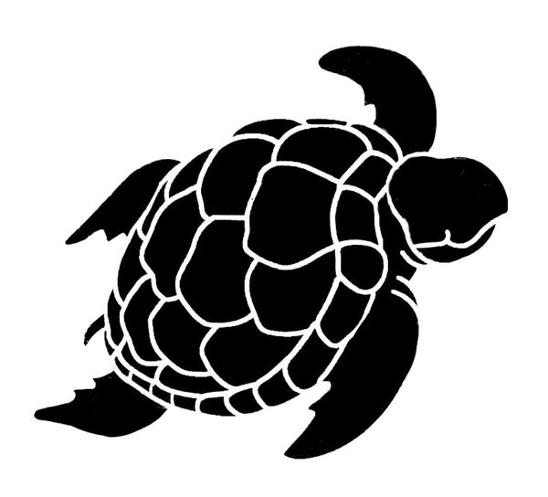 Sea Turtle Stencil Nautical Turtles Stencils