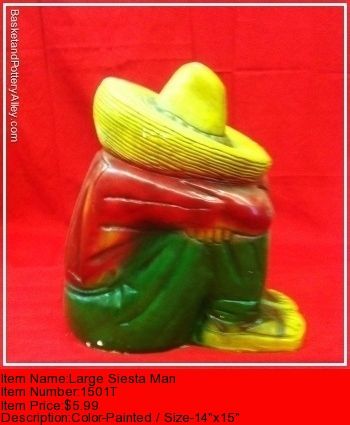 Large Siesta Man - #1501T