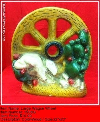 Large Wagon Wheel - #1508G