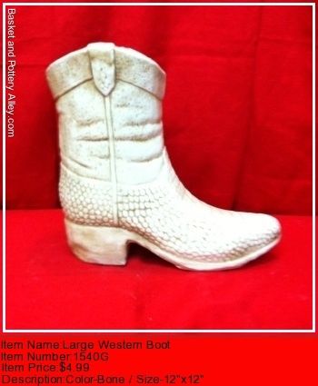 Large Western Boot - #1540G