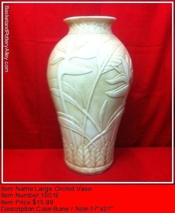 Lareg Orchid Vase -#1501E