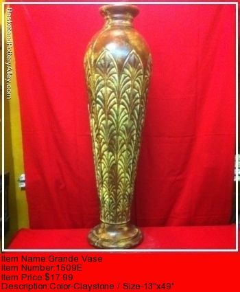 Grande Vase - #1509E