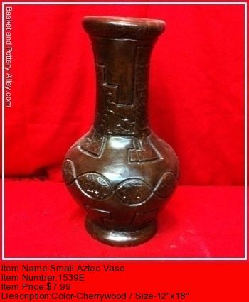 Small Aztec Vase - #1539E