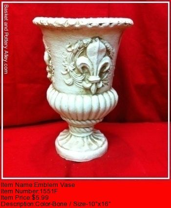 Emblem Vase - #1551F