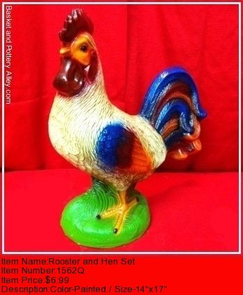 Rooster and Hen set - #0900