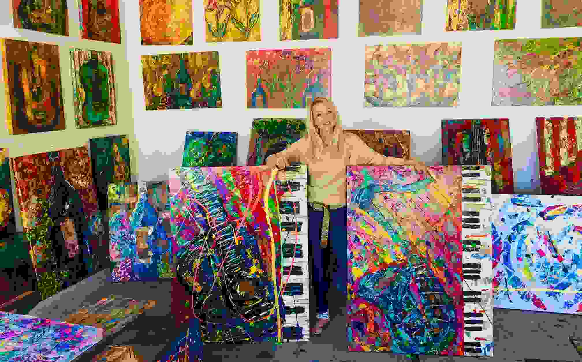 Carrie Weldon Studios Acrylic Painting, Art Gallery, Paintings