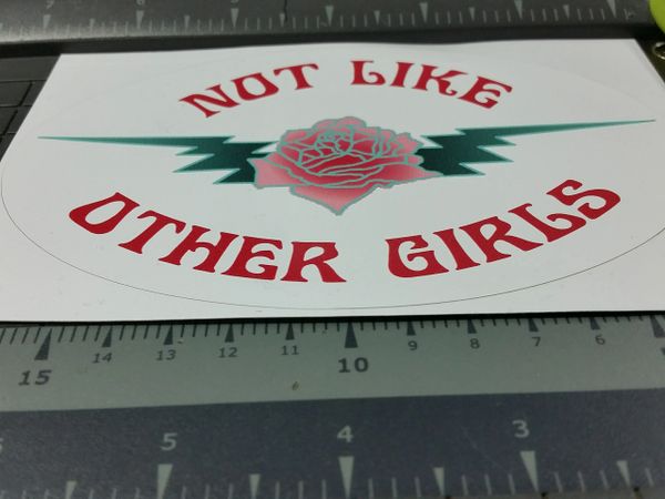 GDead & Company Inspired Scarlet Not Like Other Girls vinyl stickers decal