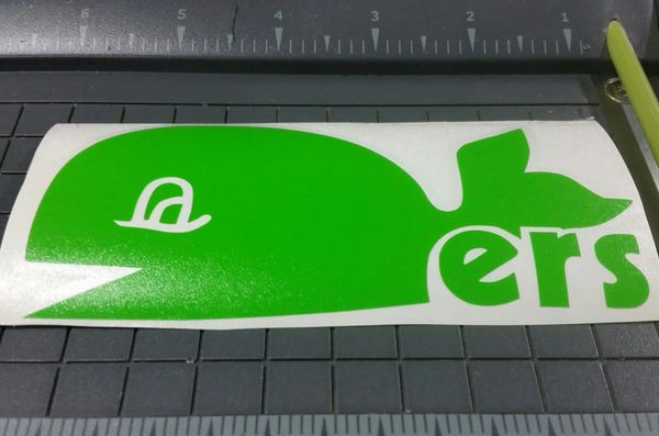 Whalers Pucky Sticker