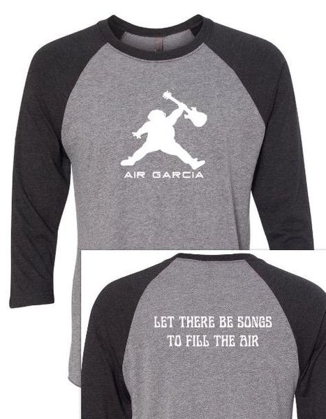 AIR GARCIA GRATEFUL DEAD INSPIRED UNISEX RAGLAN TEE