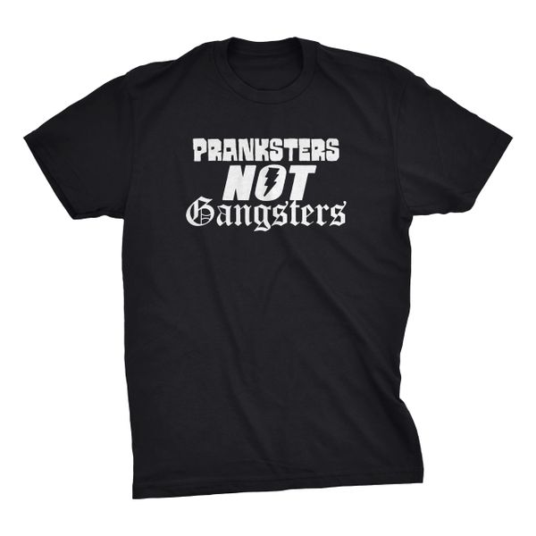Grateful Dead Inspired Jerry Garcia Pranksters Not Gangsters T-shirt RP