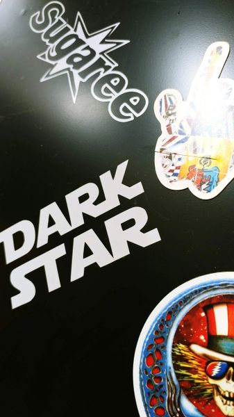 Grateful Dark Star Wars inspired stickers vinyl 2 pk