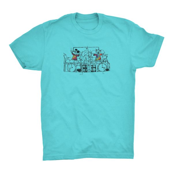 Grateful Dead Billy Mickey Cartoon Mash-Up T-Shirt | ZavaJam Designs ...