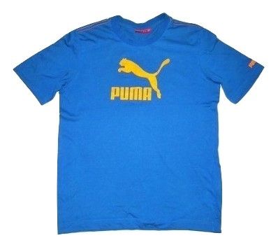 retro print puma logo tshirt size small