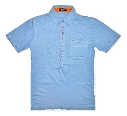 vintage farah polo shirt blue size small slim fit
