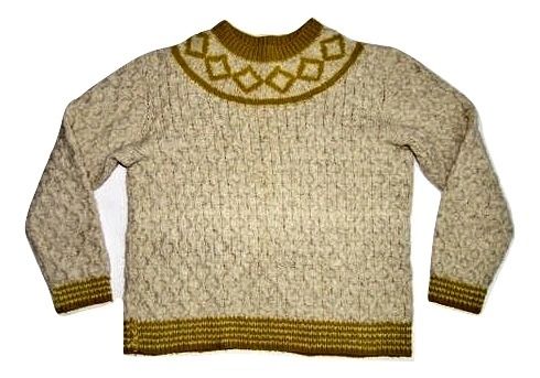 80's true vintage super thick icelandic wool jumper XL