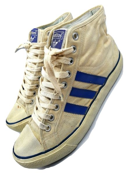 1983 original classic adidas hightop trainers size UK 6
