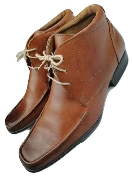 SIZE 7 vintage leather mens boots