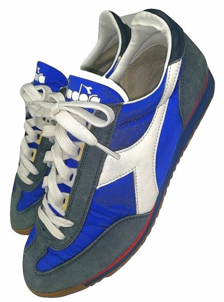 true vintage diadora trainers size uk 8 original issues from 2002