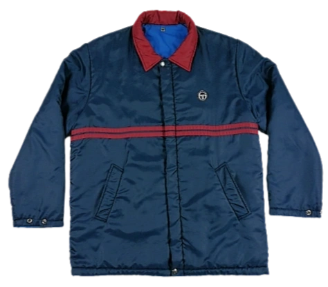 UK L true vintage very rare Sergio tacchini coach jacket 1988