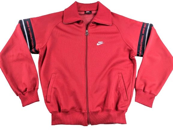 UK S-M true vintage Nike tracktop red retro 1989