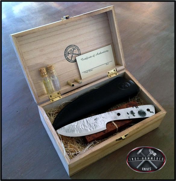 Complete Knife Making Kit From Indy Hammered Knives Hand Forged Knives And Handmade Specialty Items