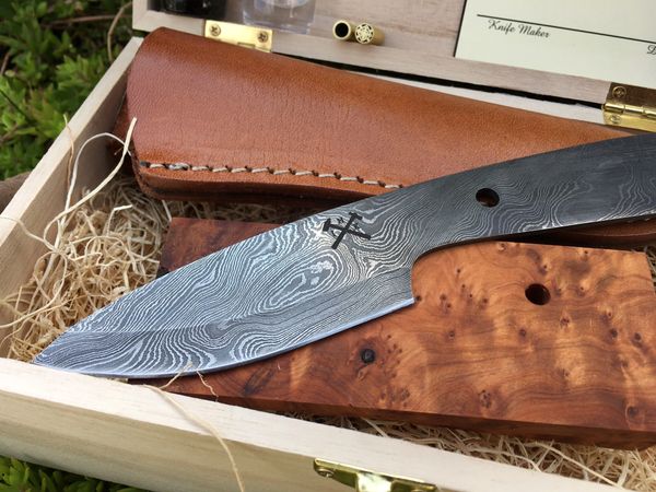 A Complete Knife Making Kit, Indy Hammered Knives