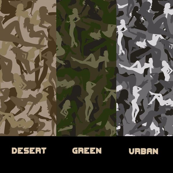 Silhouette Camouflage Rocker Panel Stripe Vinyl Graphic Decal Set ...