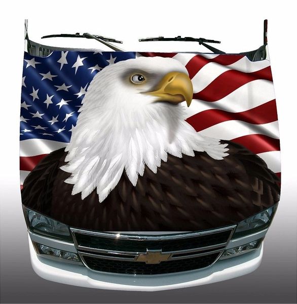 American Flag Eagle Car Truck Hood Wrap Rapid Grafiks 