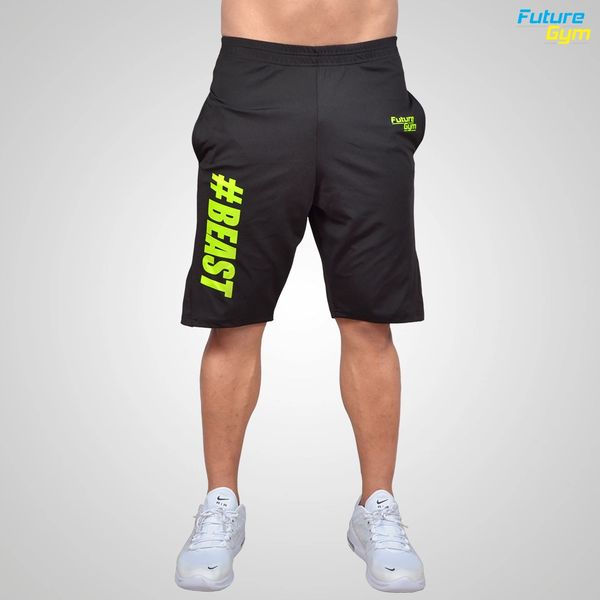 Beast Workout Shorts Onyx Black Future Gym