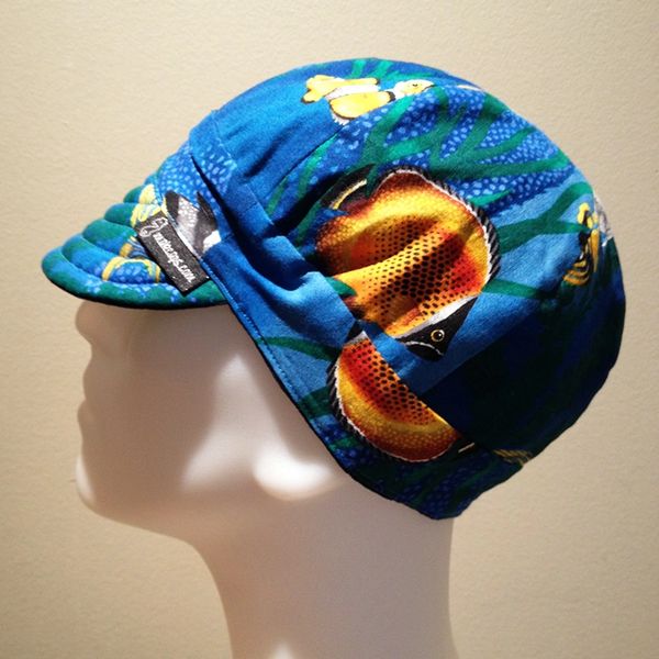 Kids' Hats - Tropical Fish (Blue)